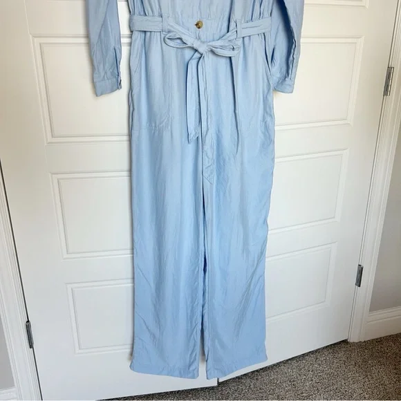 Soft Surroundings Kerry Jumpsuit Blue Size L - Picture 7 of 12